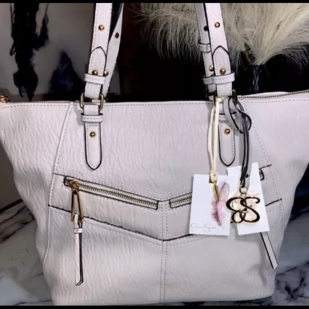 Jessica Simpson Sabrina Satchel Crossbody-Quartz